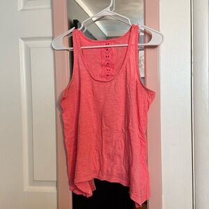Just Be Coral Tank Top